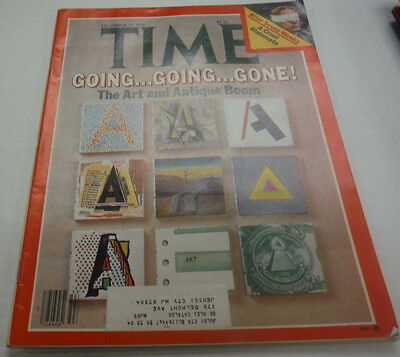Time Magazine The Art And Antique Boom December 1979 041715R