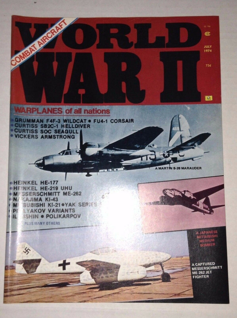World War II Magazine Grumman F4F-3 Wildcat July 1974 010217RH