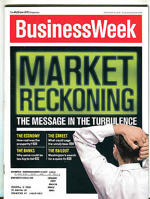 Business Week Magazine February 4 2008 Market Reckoning EX 062716jhe