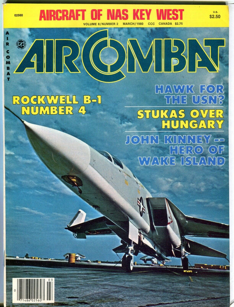 Air Combat Magazine March 1980 Rockwell B-1 EX No ML 111916jhe