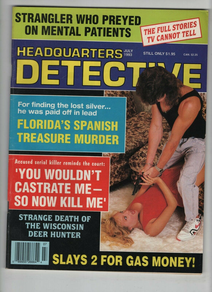 Headquarters Detective Mag Florida's Spanish Treasure July 1993 051120nonrh