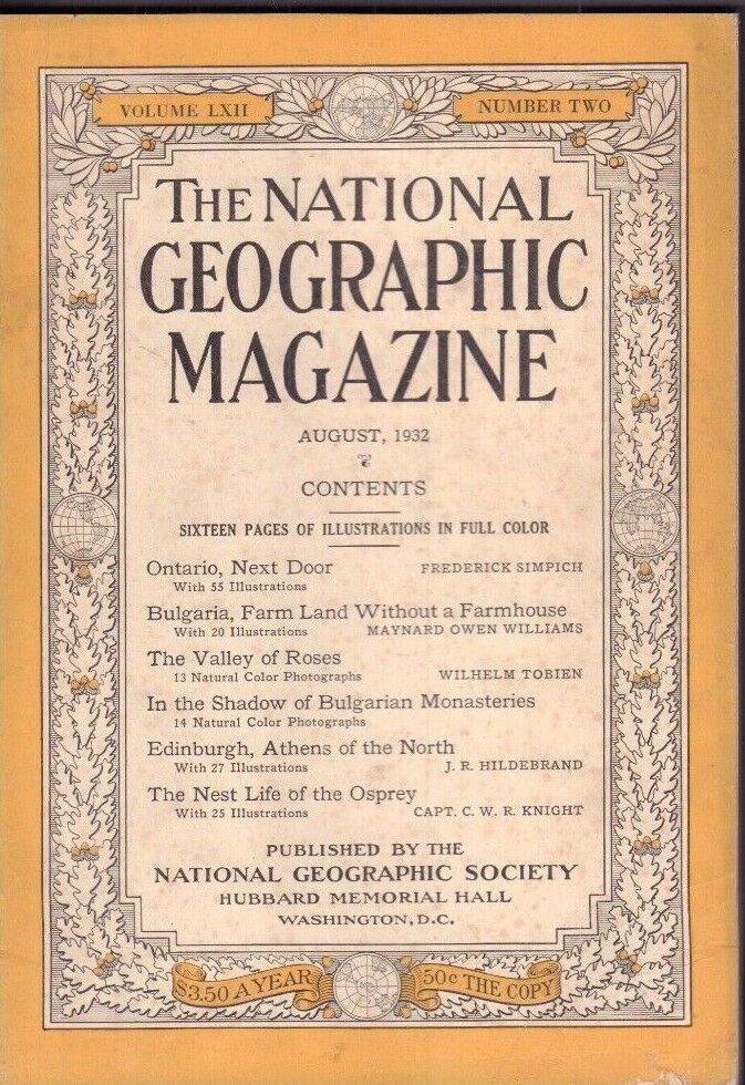 National Geographic August 1932 Ontario Next Door 020717DBE