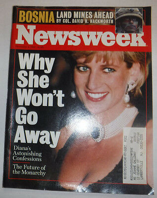 Newsweek Magazine Princess Diana WITH ML December 1995 081915R