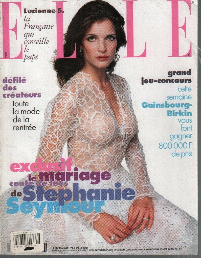 Elle Magazine French Juillet 1995 July Stephanie Seymour 090919AME