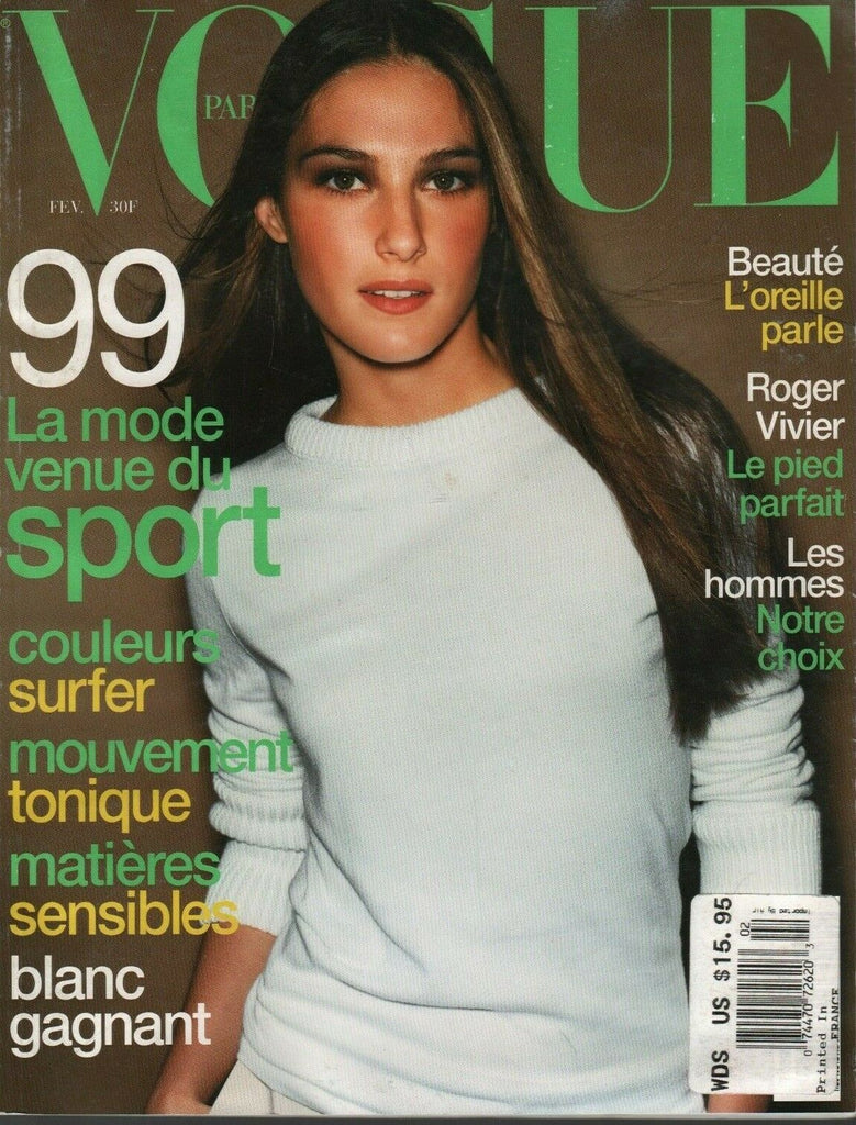 Vogue Paris Fashion Magazine February 1999 Haylynn Carine Roitfeld 031120AME2