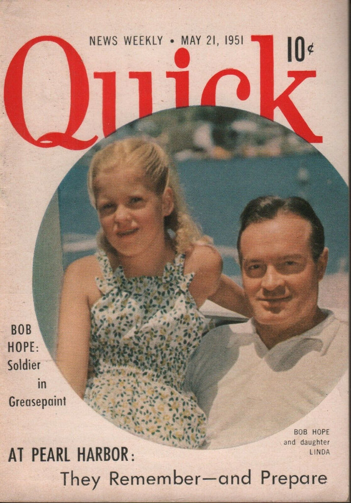 Quick News Weekly May 21 1951 Bob & Linda Hope 070819AME