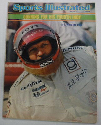 Sports Illustrated Magazine A.J. Foyt NO ML May 1975 81315R2