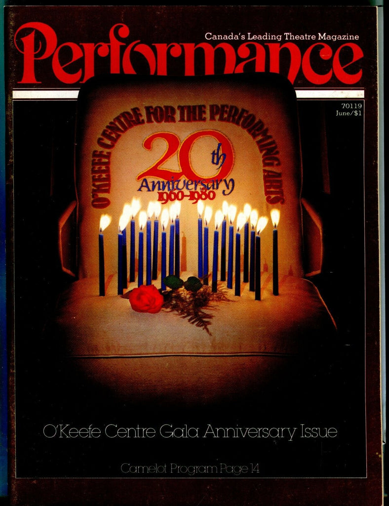 Performance Magazine Canada Theater June 1980 EX No ML 021817jhe