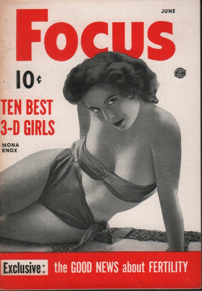 Focus Digest June 1953 Mona Knox Cheesecake Pin Up 070819AME