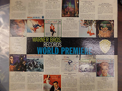 WARNER BNROTHERS WORLD PREMIERE PROMO 33 RPM EX+ 110915 TLJ