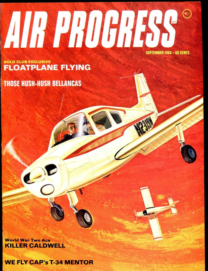 Air Progress Magazine September 1966 Floatplane Flying EX No ML 120216jhe