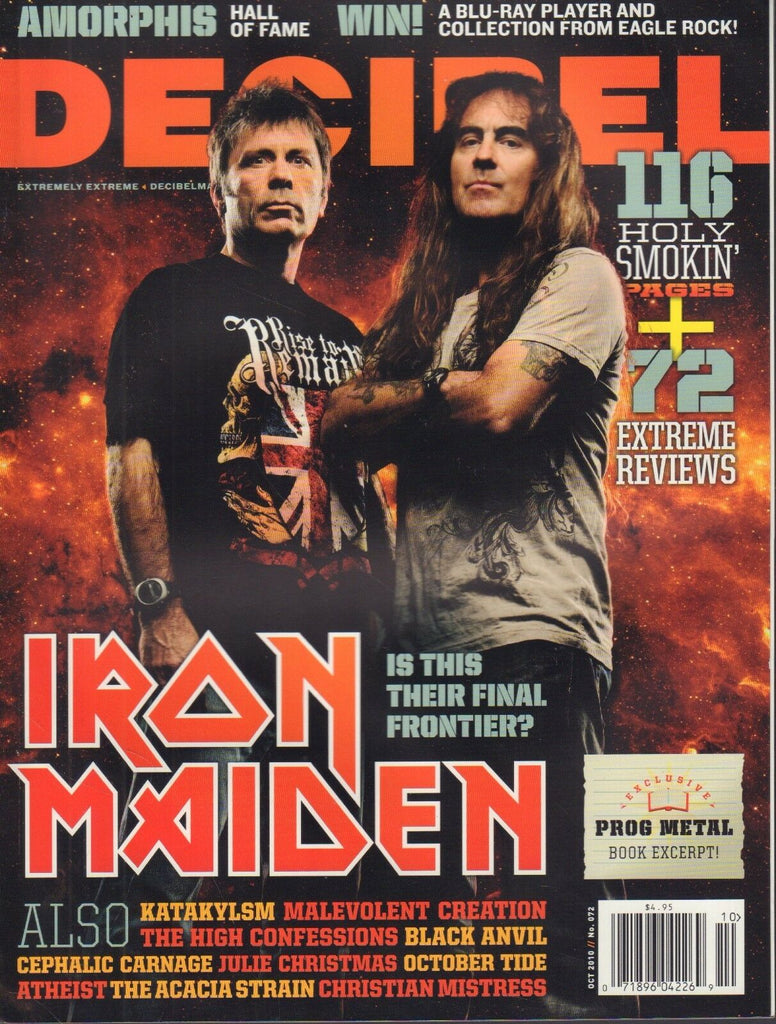 Decibel October 2010 Iron Maiden Acacia Strain 020818DBE