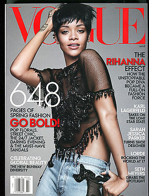 Vogue Magazine March 2014 Rihanna EX 070816jhe