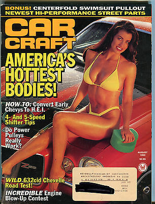 Car Craft Magazine August 1993 America's Hottest Bodies VGEX 032816jhe