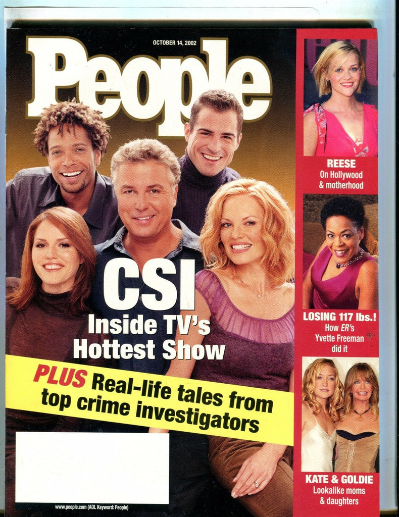 People Magazine October 14 2002 CSI EX No ML 050617nonjhe