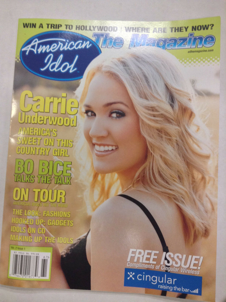 American Idol Magazine Carrie Underwood Bo Bice Vol.2 No.1 051717nonr
