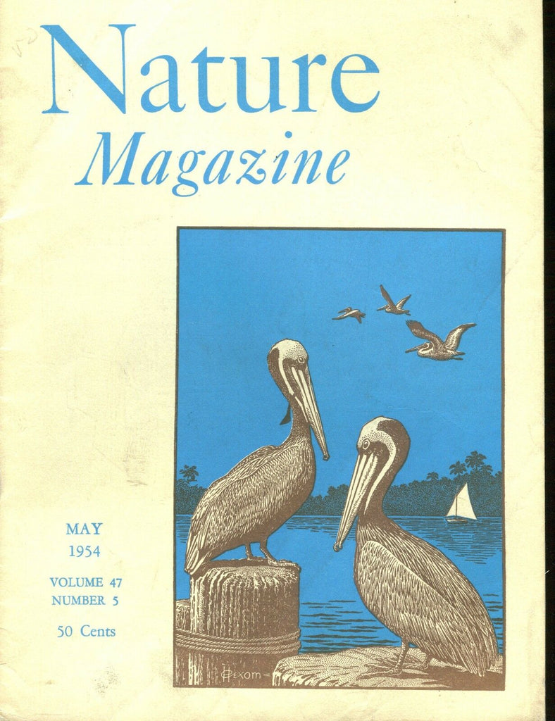 Nature Magazine May 1954 EX w/ML On Back 012017jhe