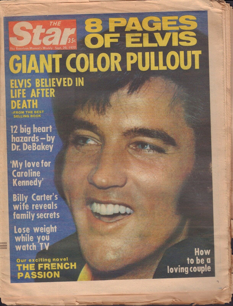 The Star Newspaper September 20 1977 Elvis Presley Billy Carter 072417nonjhe