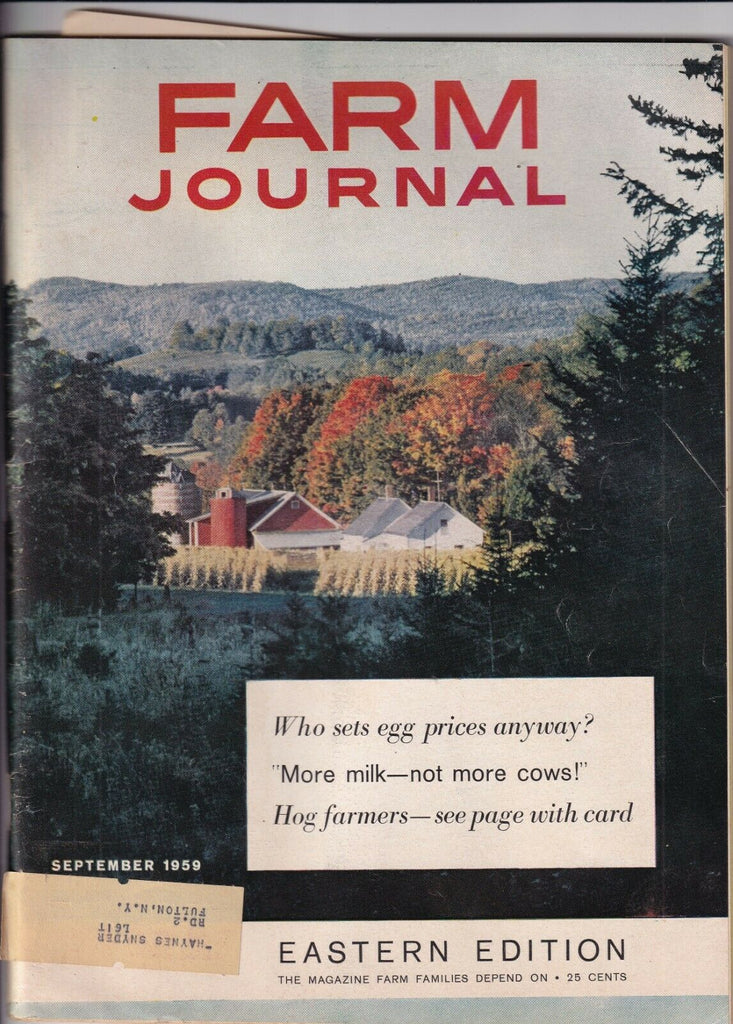 Farm Journal Mag Eastern Edition September 1959 082819nonr