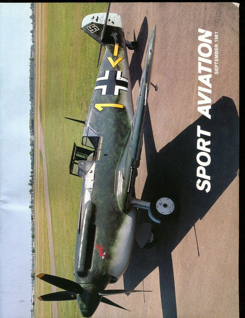 Sport Aviation Magazine September 1981 EX No ML 010617jhe