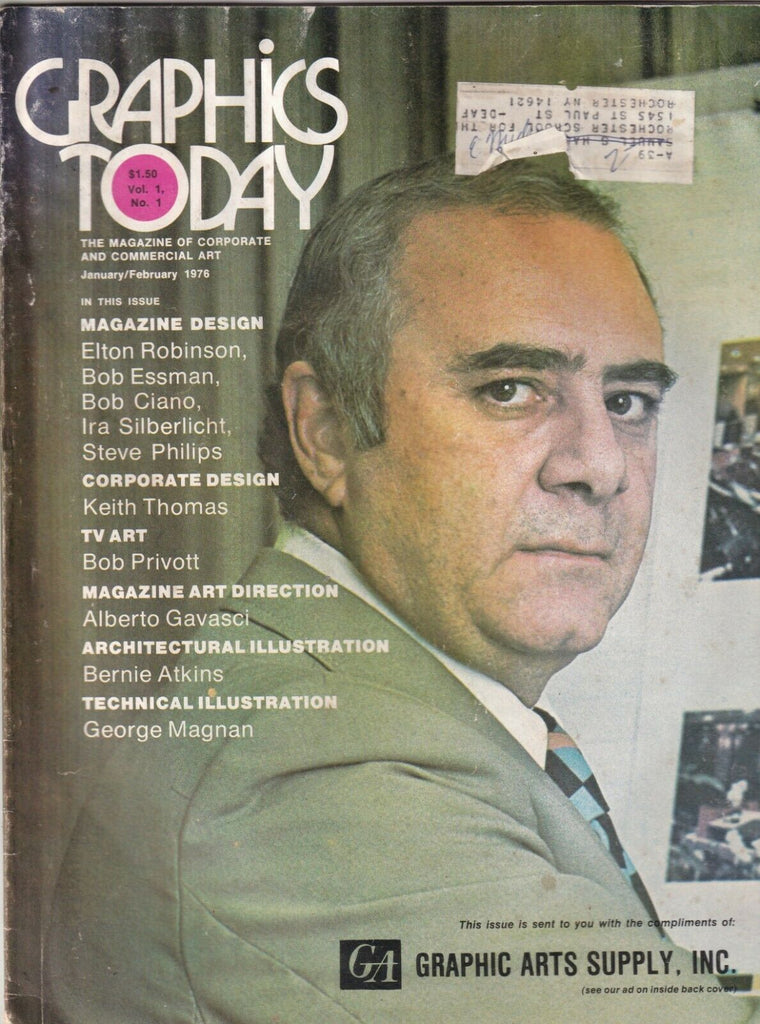 Graphics Today Mag Elton Robinson Bob Essman January/February 1976 090319nonr