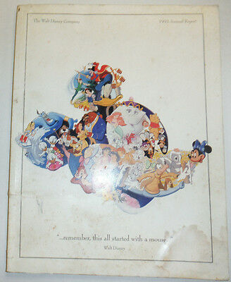 The Walt Disney Company Magazine Mickey Mouse 1993 Annual Report 032515R2