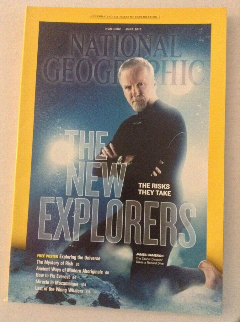 National Geographic Magazine James Cameron New Explorers June 2013 060819nonrh