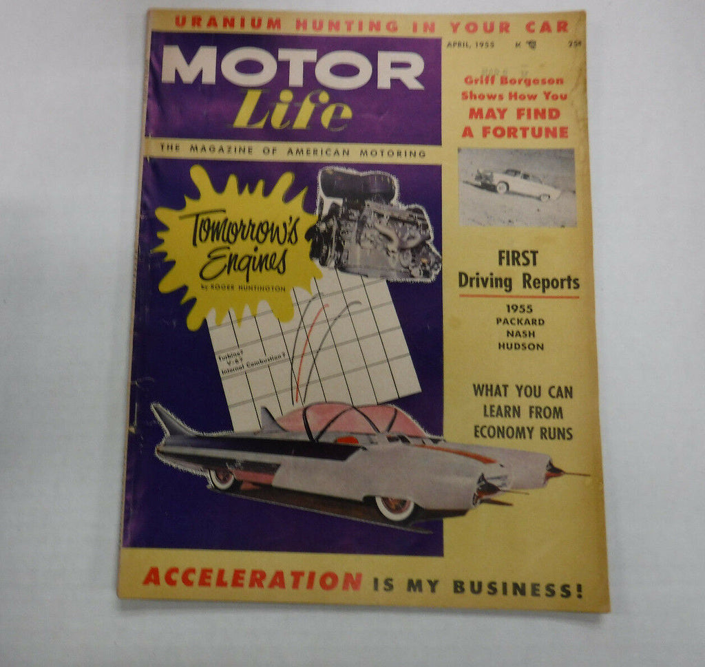 Motor Life Magazine Uranium Hunting In Your Car April 1955 111416R