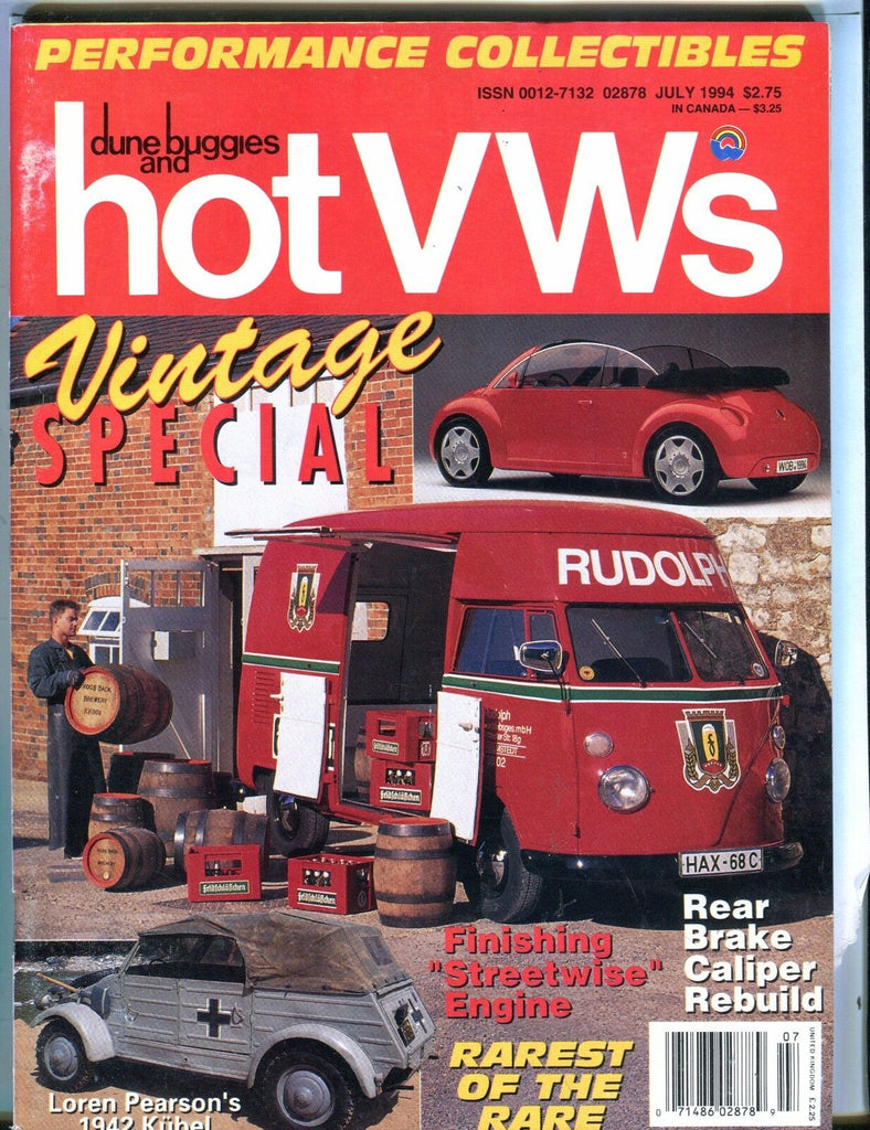 Dune Buggies And Hot VWs Magazine July 1994 Loren Pearson EX 041917nonjhe