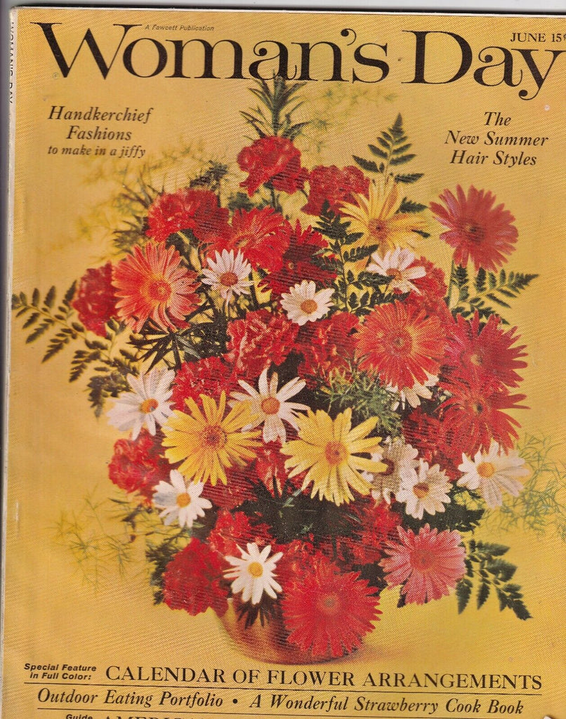 Woman's Day Mag Handkerchief Fashions New Hair Styles June 1964 092519nonr