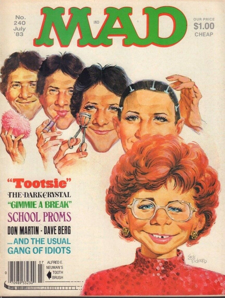 Mad Magazine July 1983 Tootsie The Dark Crystal School Proms 011519DBE