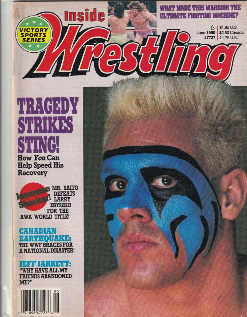 Inside Wrestling Sting Jeff Jarrett Ultimate Warrior June 1990 061019nonr