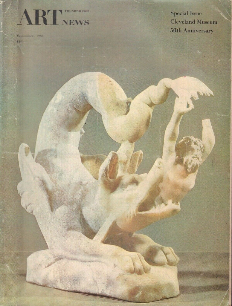 Art News Magazine Cleveland Museum 50th Anniversary September 1966 032118nonr