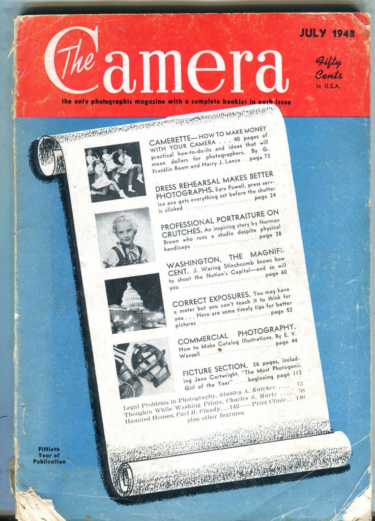The Camera Magazine July 1948 Camerette ACC 040817nonjhe