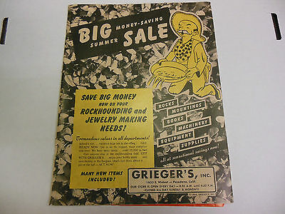 Grieger's Catalog Original Big Money-Saving Summer Sale 1964 061113ame