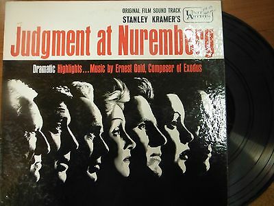 33 RPM Vinyl Judgement at Nuremberg Soundtrack United Artists Records 012815SM