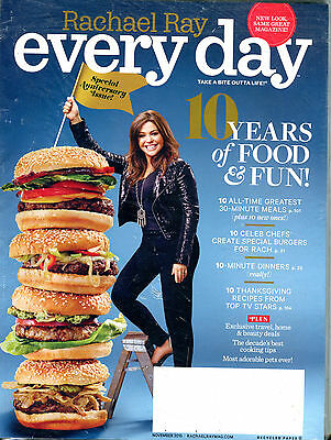 Rachael Ray Every Day Magazine November 2015 Food & Fun EX 041516jhe