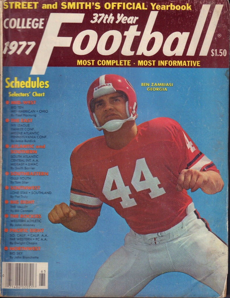 Street And Smith's 1977 College Football Yearbook Ben Zambiasi 072717nonjhe