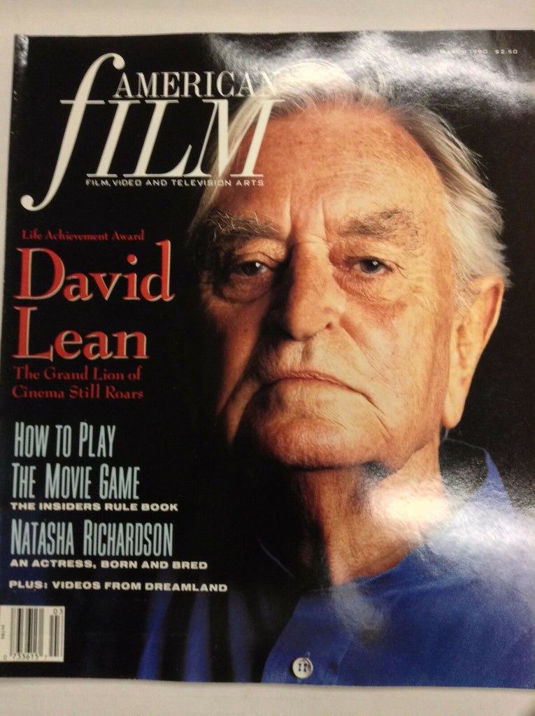 American Film Magazine David Lean Natasha Richardson March 1990 040917nonrh