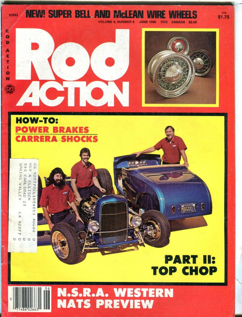 Rod Action Magazine June 1980 Power Brakes EX w/ML 031317nonjhe
