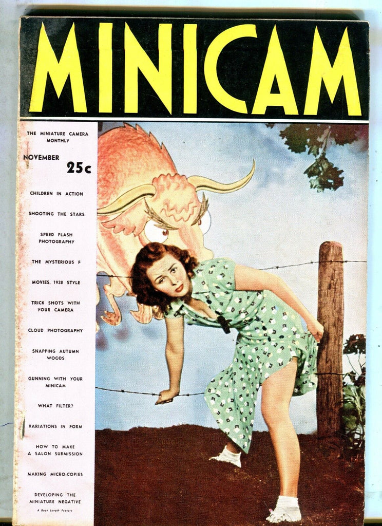 Minicam Magazine November 1937 Dudley Lee VG No ML 052617nonjhe