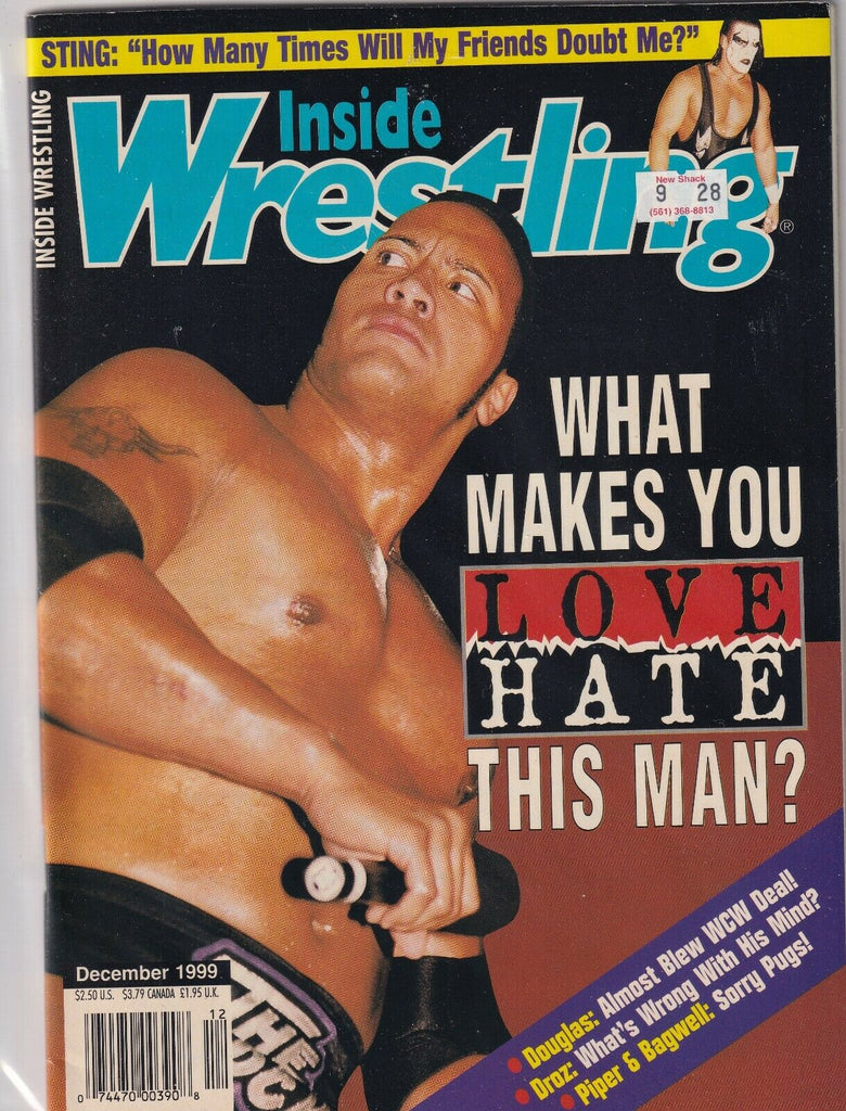 Inside Wrestling The Rock Stin & Droz December 1999 061919nonr