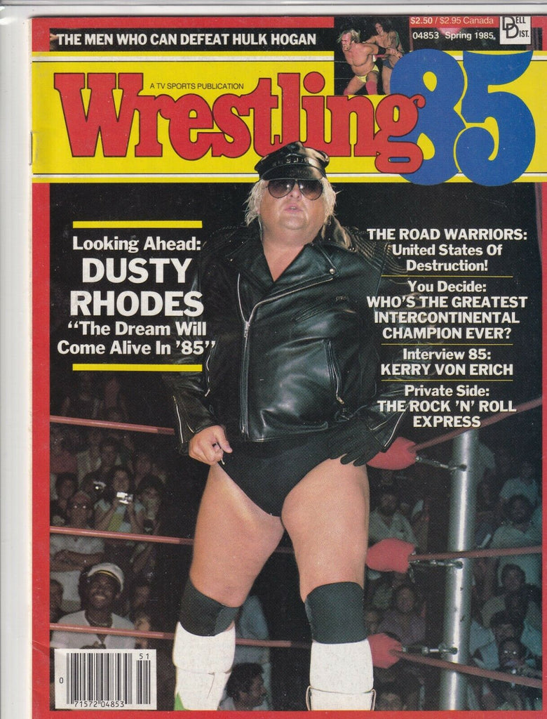 Wrestling Magazine Dusty Rhodes Road Warriors Spring 1985 061819nonr