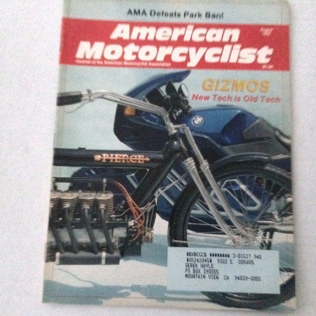 American Motorcyclist Magazine Gizmos Tech Is Old August 1992 061617nonrh