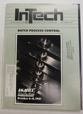 InTech Magazine Batch Process Control September 1981 FAL 060915R