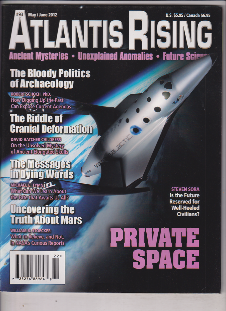 Atlantis Rising Mag Steven Sora Private Space May/June 2012 013120nonr