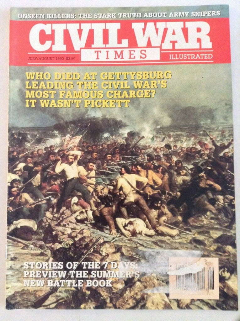 Civil War Times Magazine Deaths At Gettysburg Jul/Aug 1993 041819nonrh