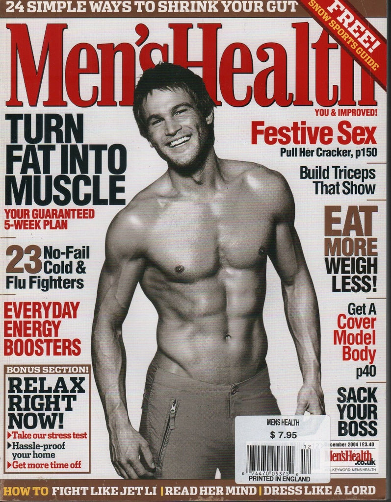 Men's Health UK December 2004 Zell kravinsky Ian Parker 111918DBE