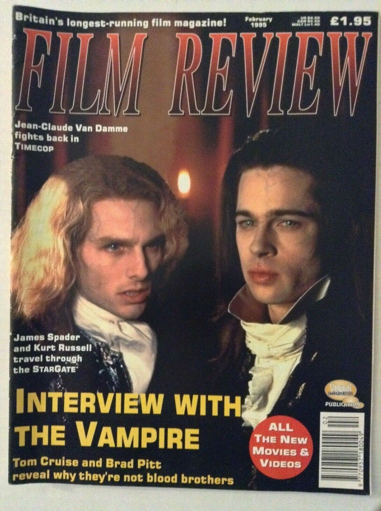 Film Review Tom Cruise & Brad Pitt Jean-Claude Van February 1995 022719nonrh