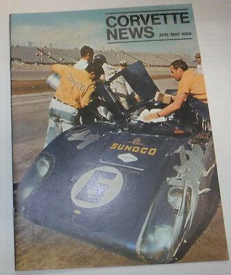 Corvette News Magazine Lola Chevy & Road Hunt April/May 1969 081815R